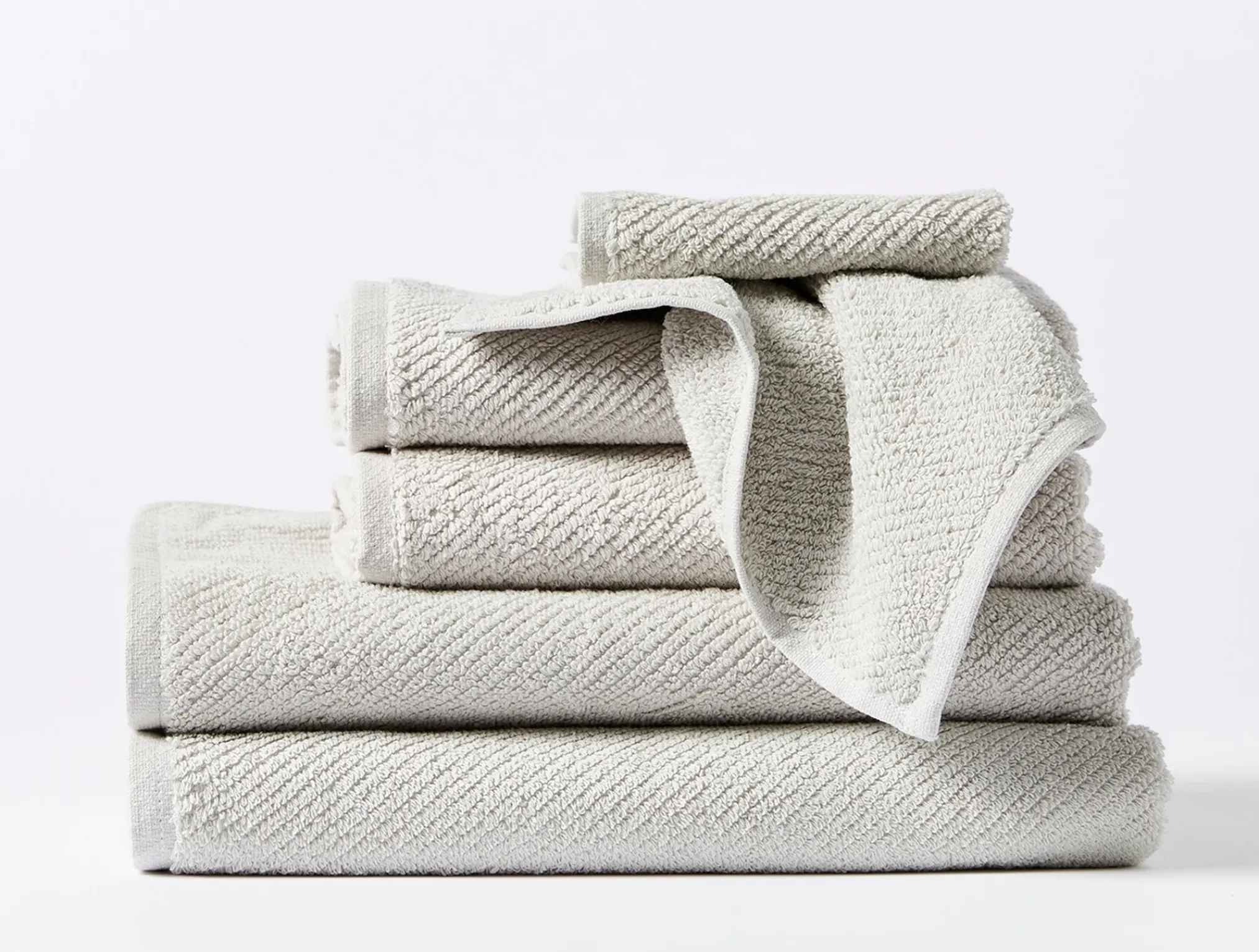 Coyuchi Air Weight® Organic Towels - Set of 6< Bath Towels