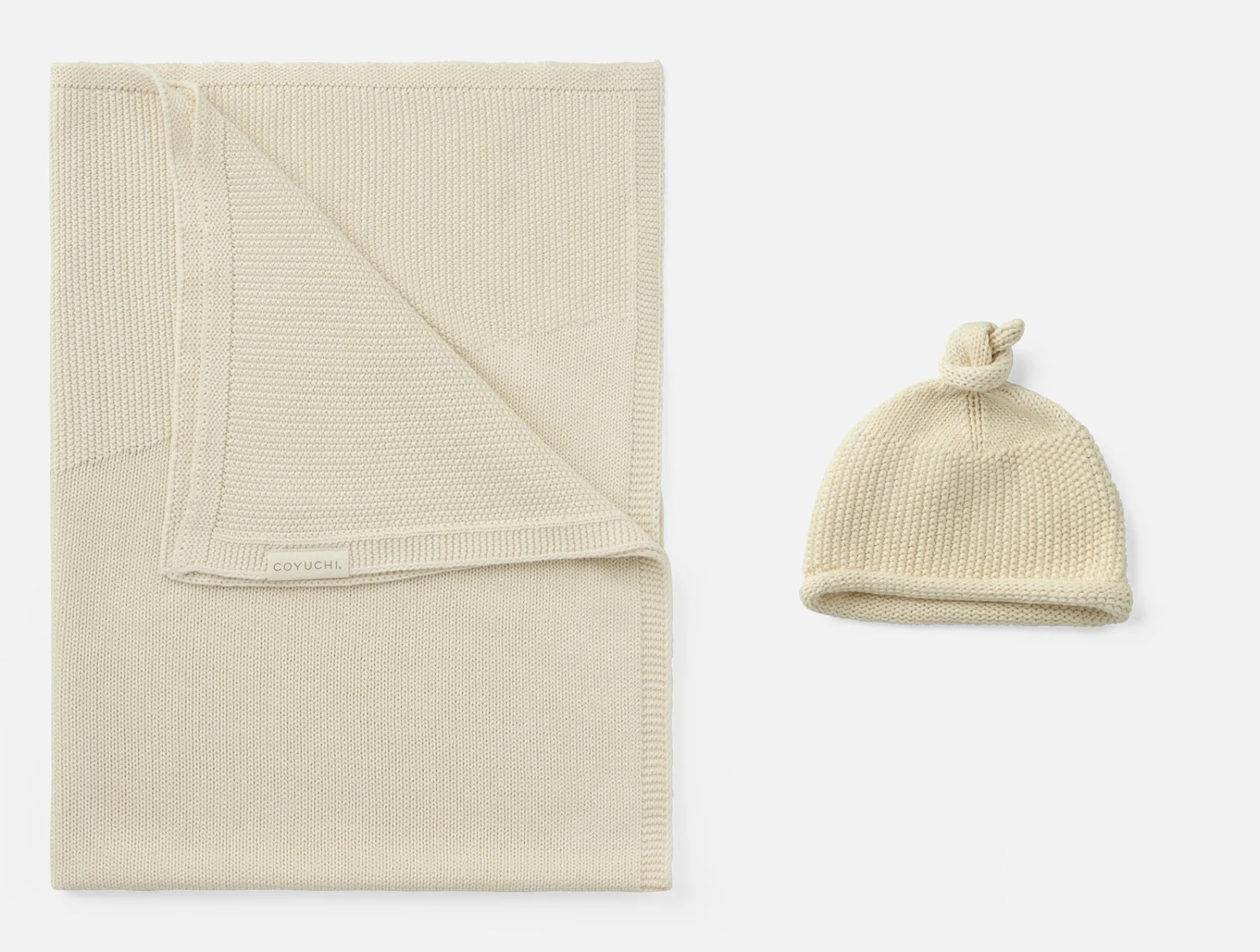 Coyuchi Arroyo Organic Knit Baby Gift Set< Baby|Baby Bedding