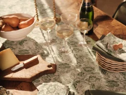 Coyuchi Balboa Print Runner< Dining
