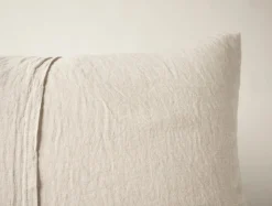 Coyuchi Cambria Embroidered Organic Linen Sham< Pillow Shams