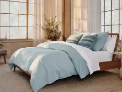 Coyuchi Capitola Organic Duvet Cover< Duvet Covers + Sets