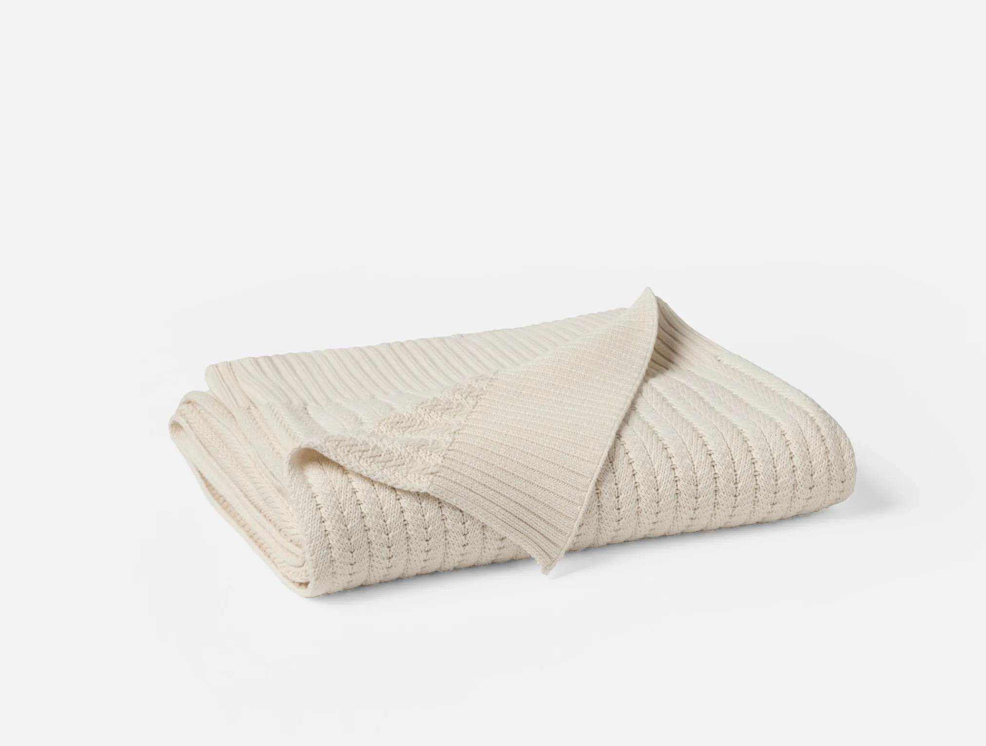 Coyuchi Casa Loma Organic Knit Throw< Throws