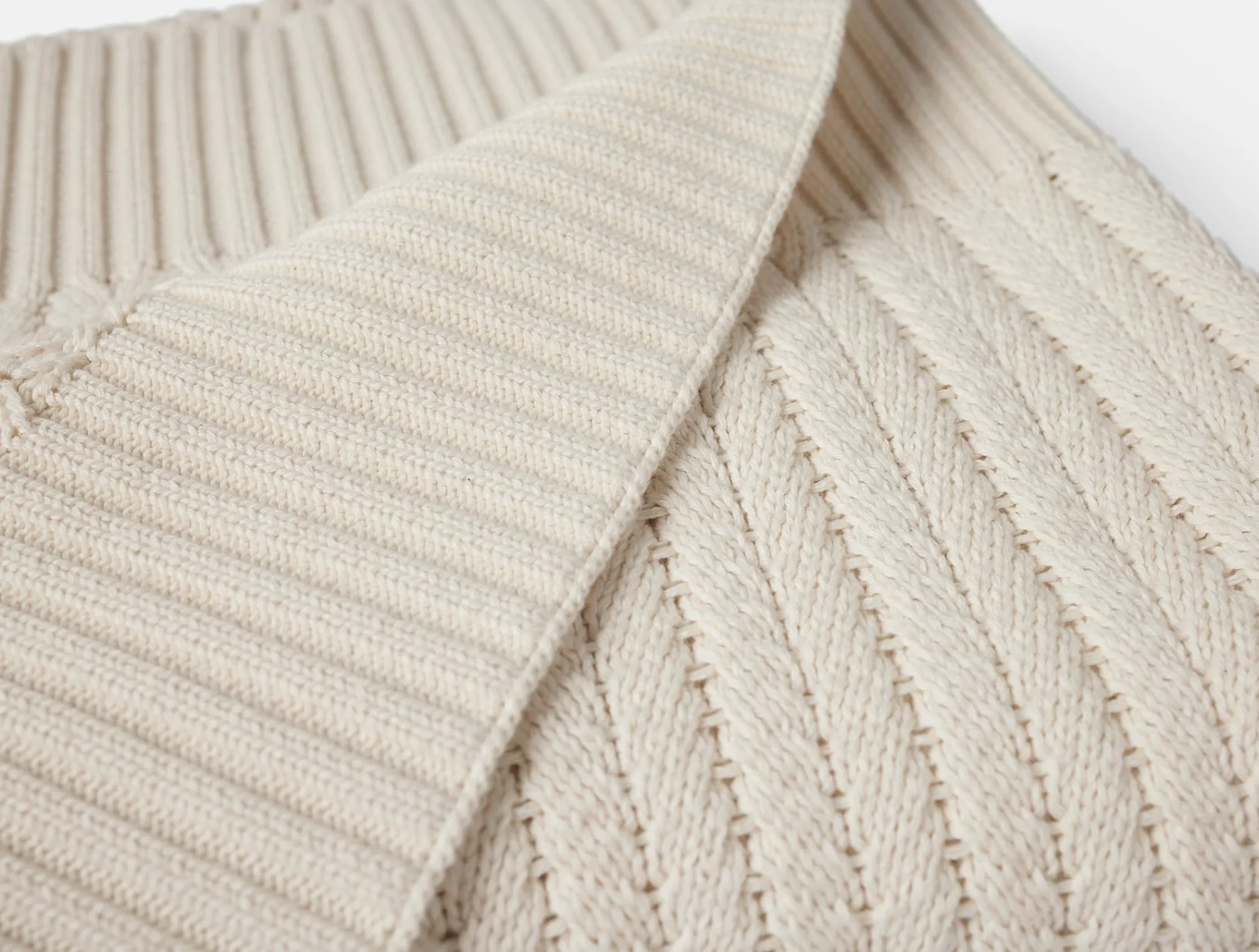 Coyuchi Casa Loma Organic Knit Throw< Throws