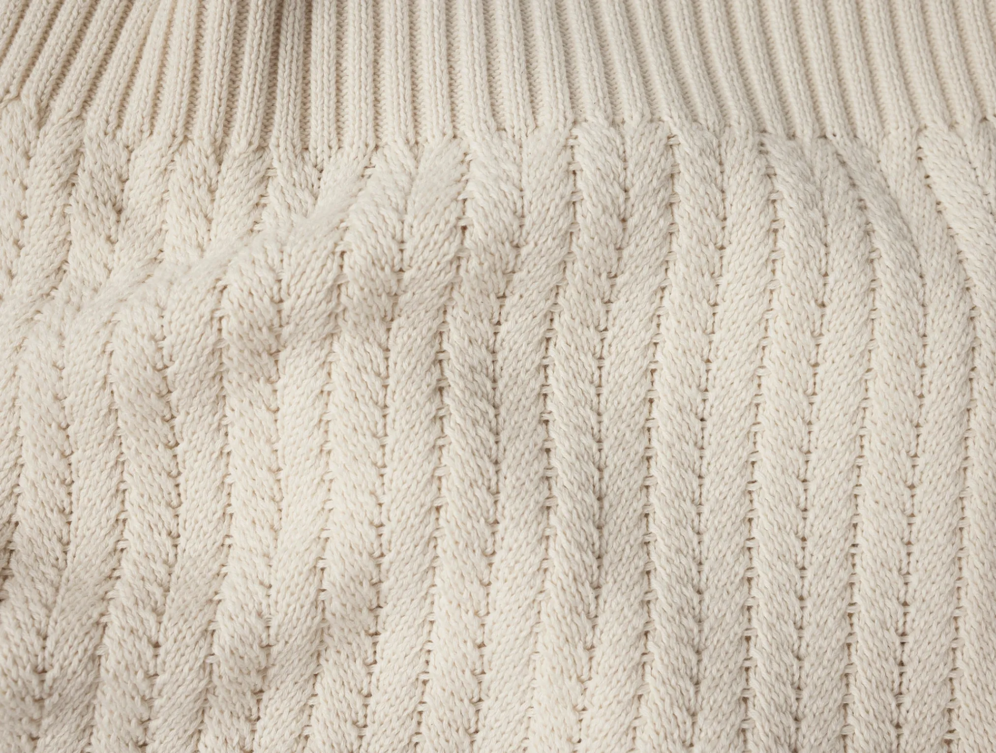 Coyuchi Casa Loma Organic Knit Throw< Throws