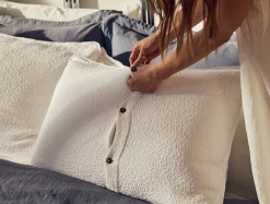 Coyuchi Cascade Organic Matelasse Sham< Pillow Shams
