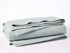 Coyuchi Channel Handstitched Organic Throw< Throws