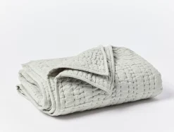 Coyuchi Channel Handstitched Organic Throw< Throws