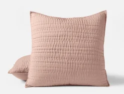 Coyuchi Channel Handstitched Organic Sham< Pillow Shams