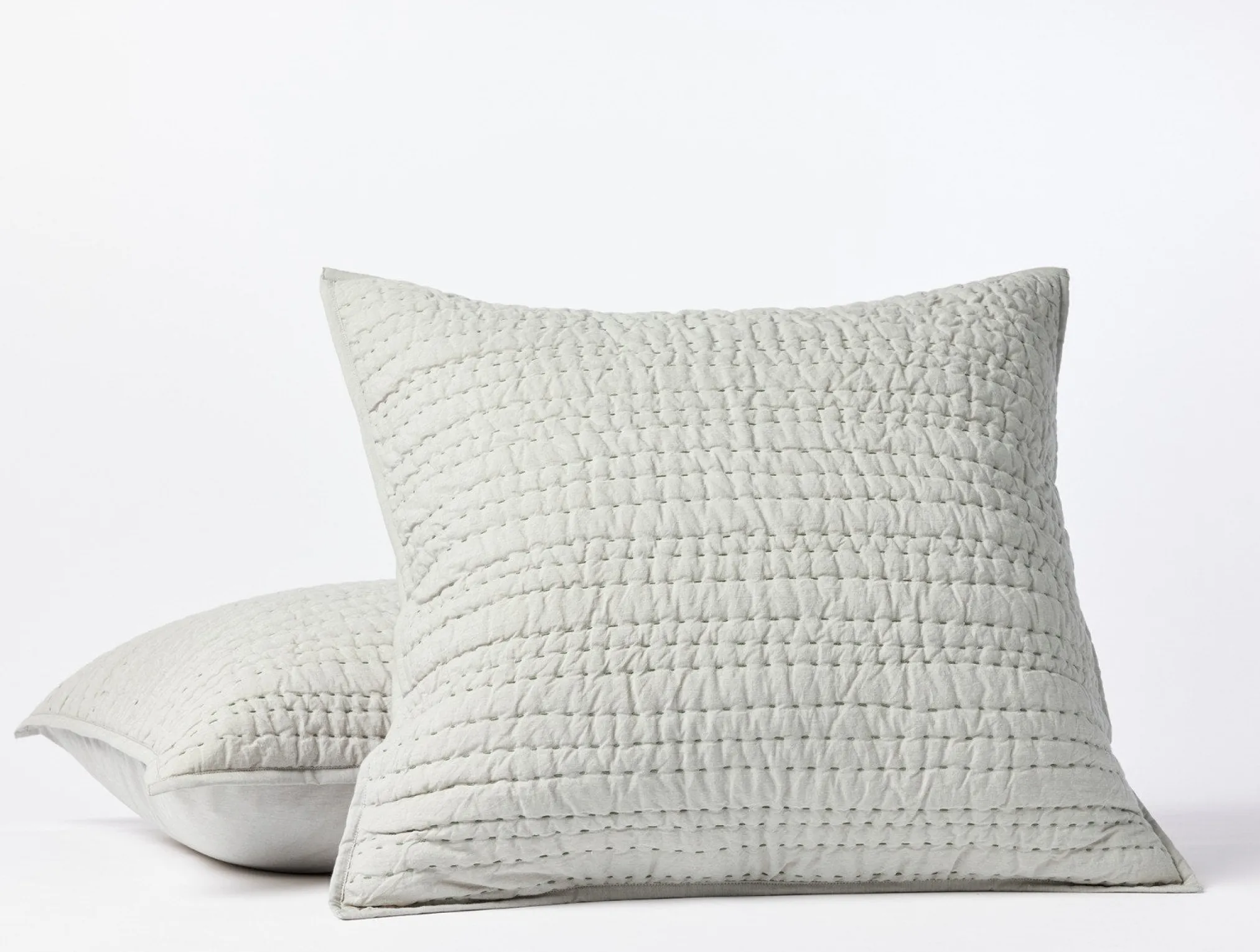 Coyuchi Channel Handstitched Organic Sham< Pillow Shams