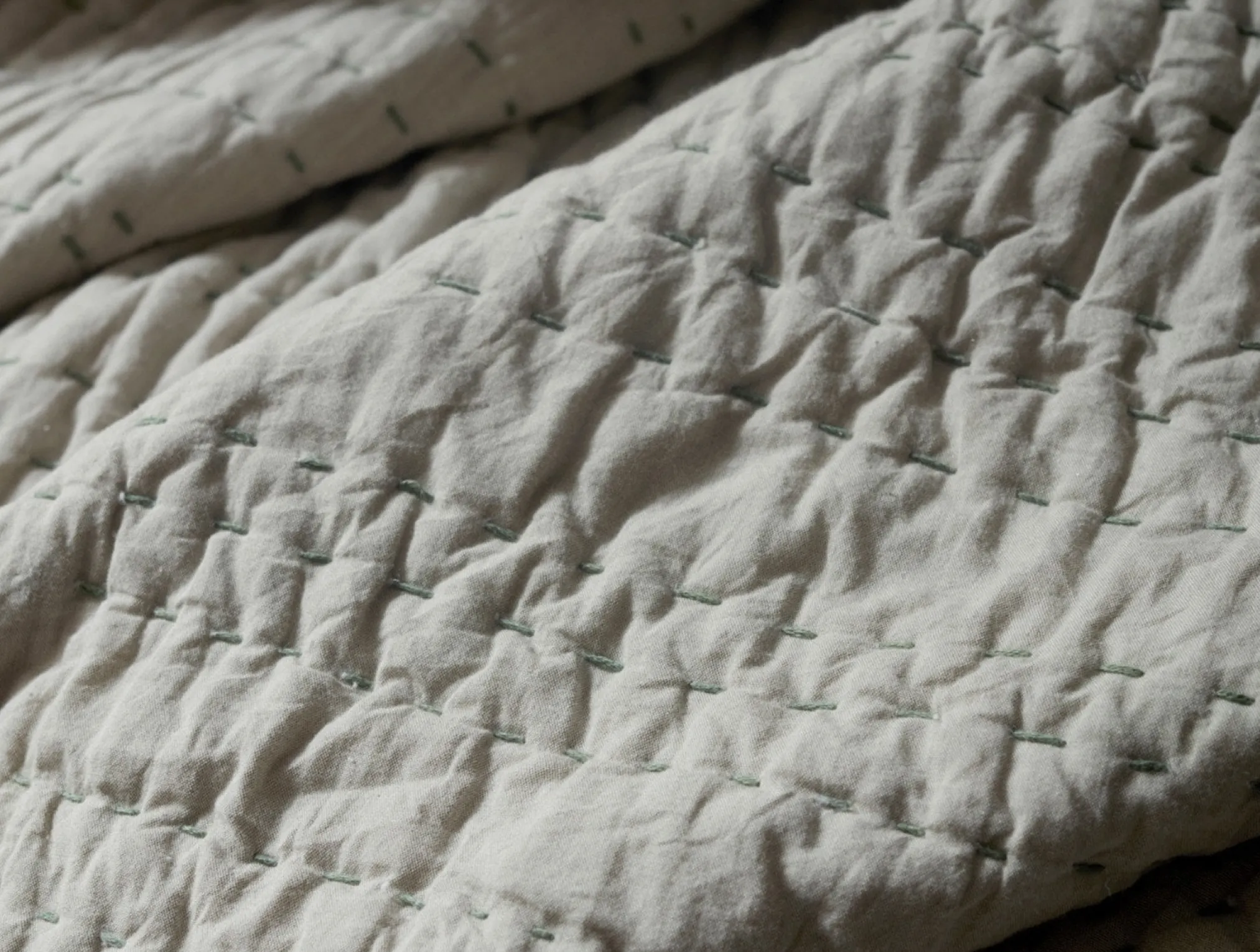 Coyuchi Channel Handstitched Organic Sham< Pillow Shams