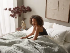 Coyuchi Channel Handstitched Organic Sham< Pillow Shams