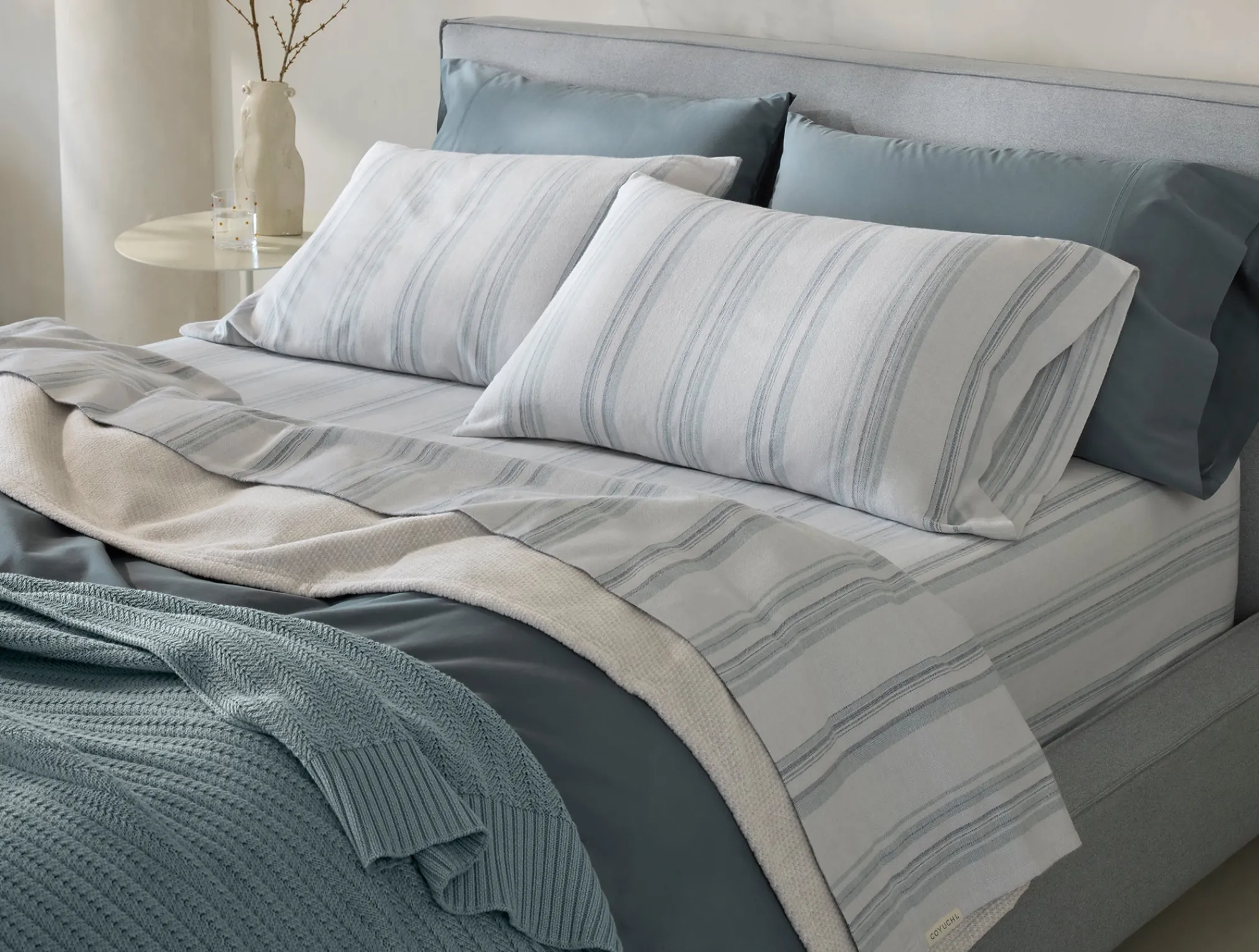 Coyuchi Cloud Brushed™ Organic Flannel Pillowcases< Pillowcases|Pillowcases