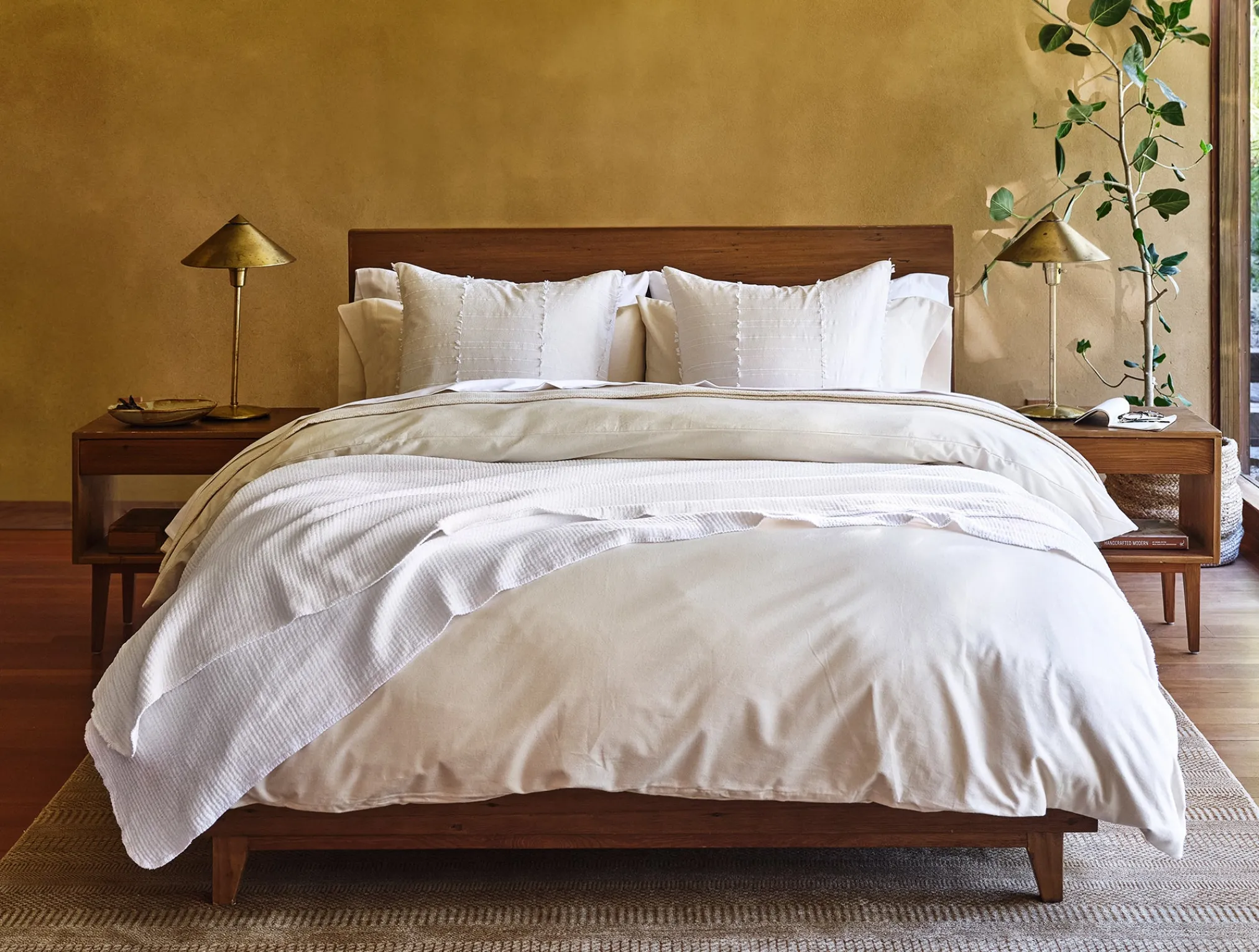 Coyuchi Cloud Brushed™ Organic Flannel Duvet Cover< Duvet Covers + Sets
