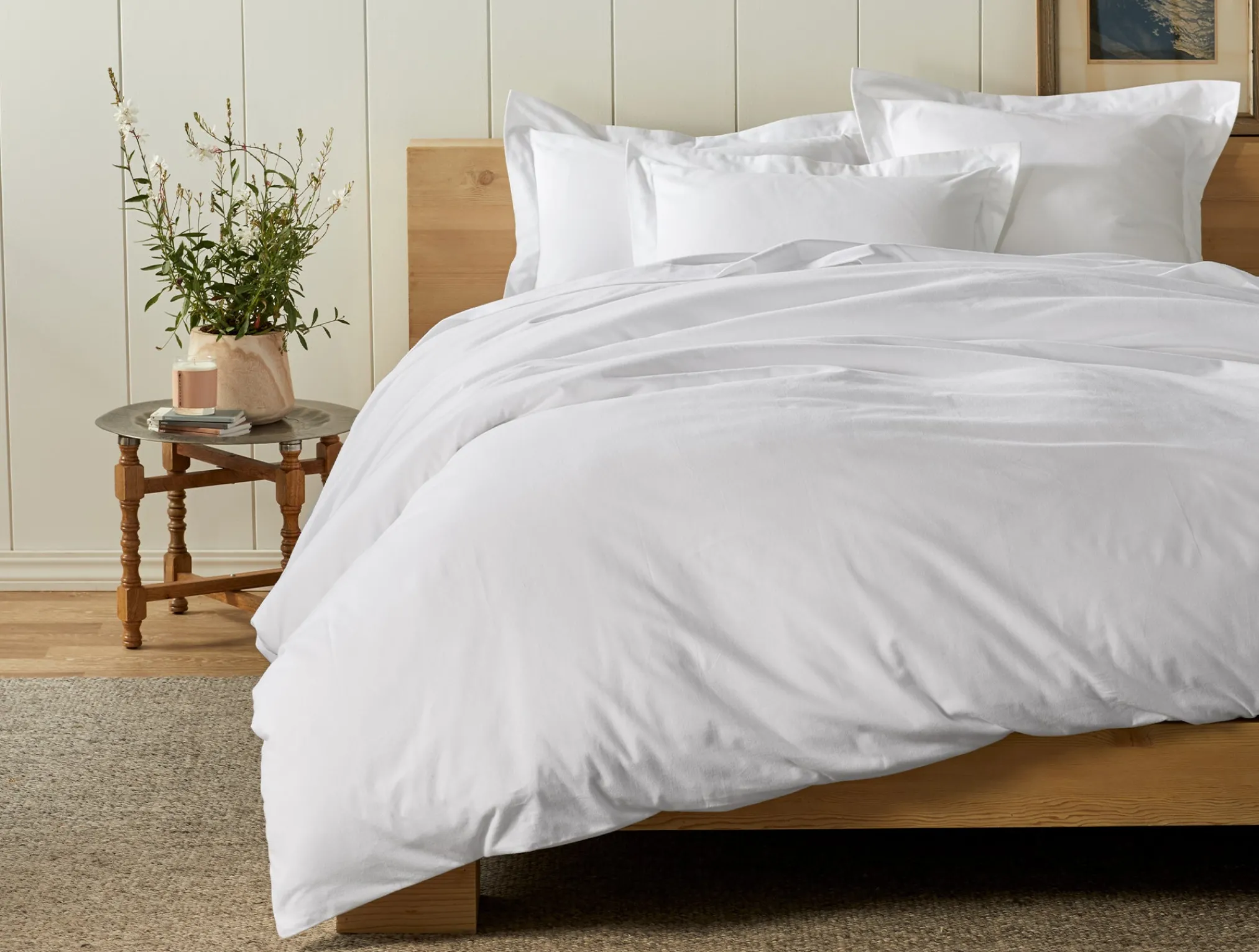 Coyuchi Cloud Brushed™ Organic Flannel Duvet Cover< Duvet Covers + Sets