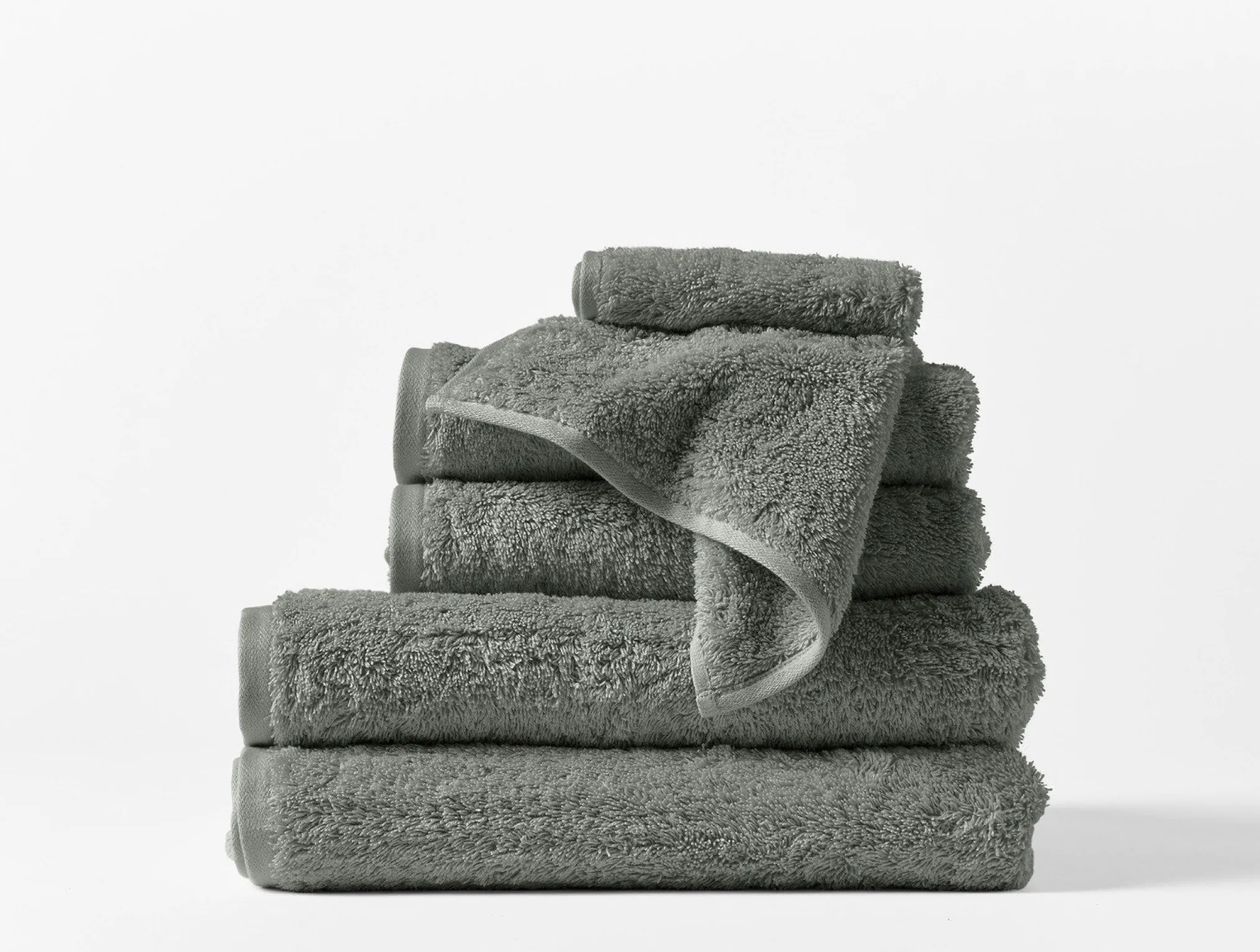 Coyuchi Cloud Loom™ Organic Complete Bath Bundle< Bath Towels