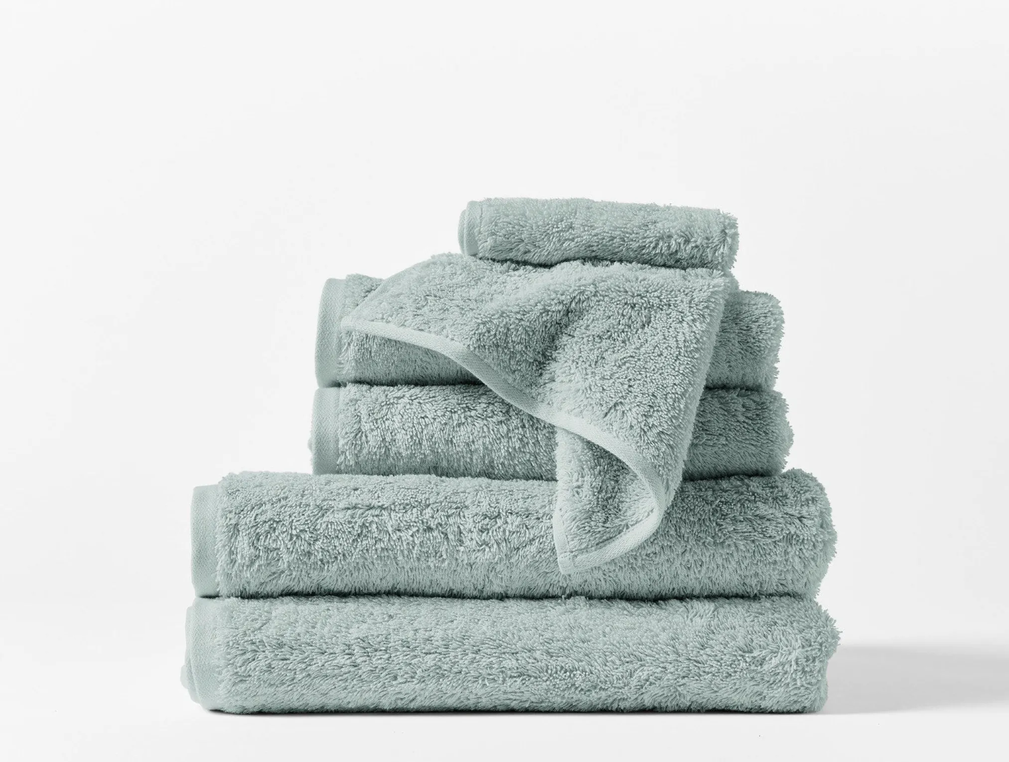Coyuchi Cloud Loom™ Organic Complete Bath Bundle< Bath Towels