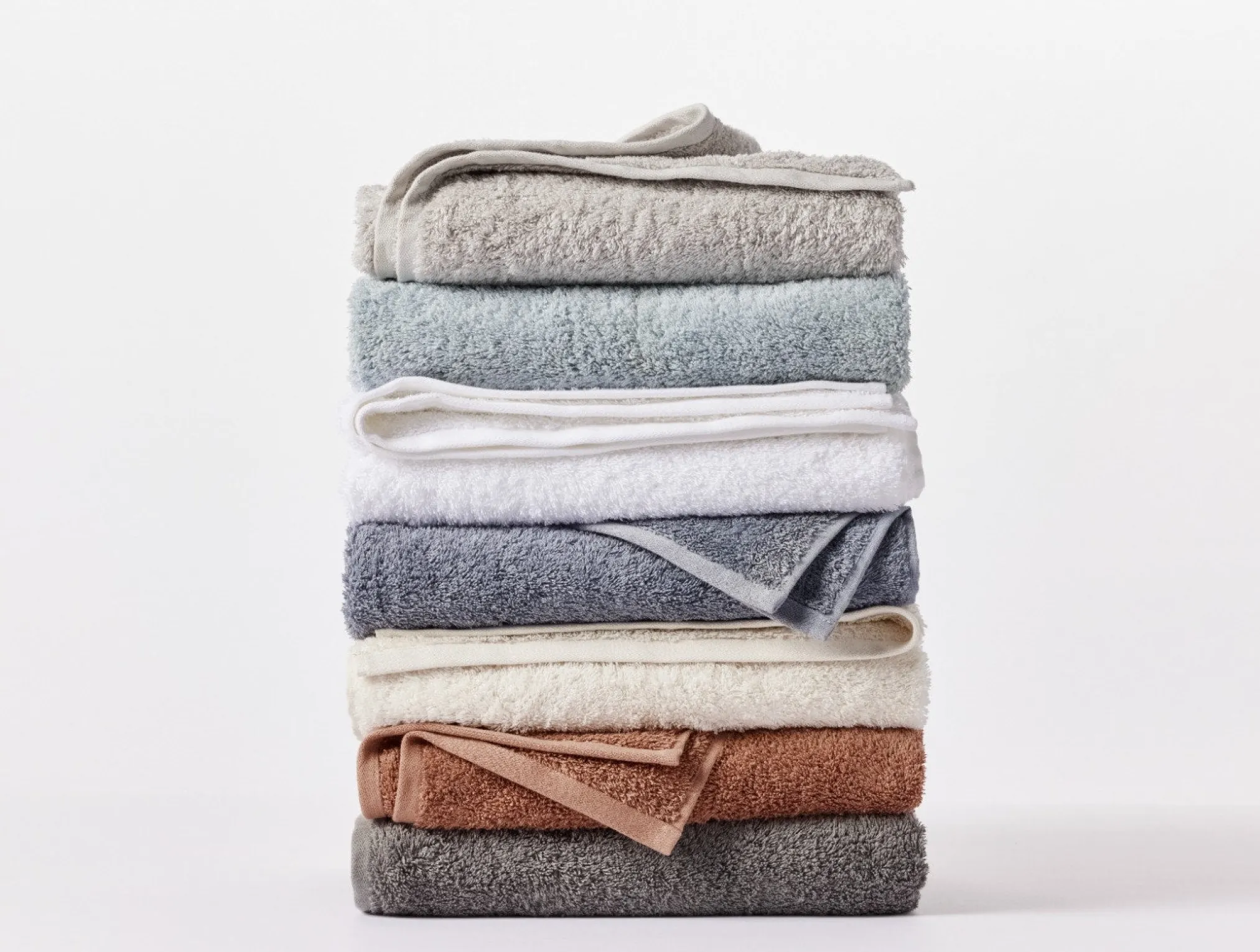 Coyuchi Cloud Loom™ Organic Towels - Set of 4< Bath Towels