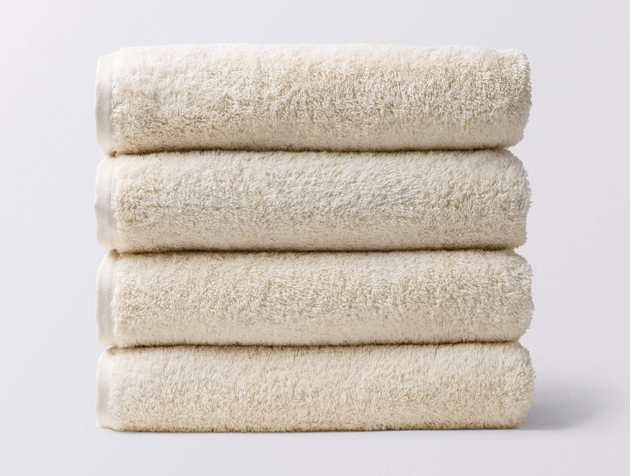 Coyuchi Cloud Loom™ Organic Towels - Set of 4< Bath Towels
