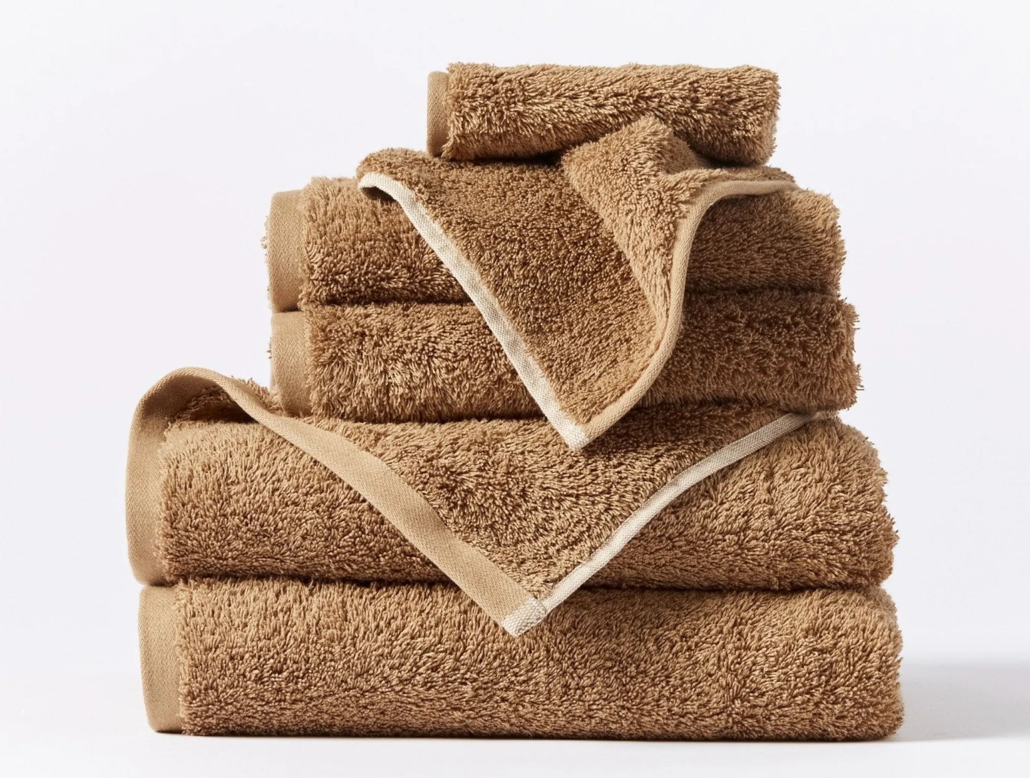 Coyuchi Cloud Loom™ Organic Towels - Set of 6< Bath Towels