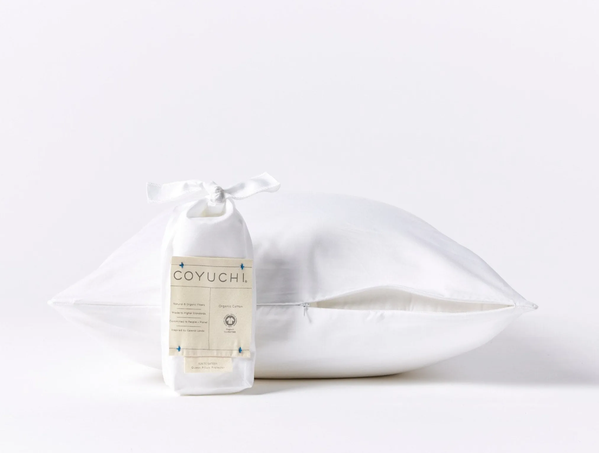 Coyuchi Cloud Soft Organic Sateen Deluxe Bed Bundle< Sateen
