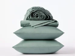 Coyuchi Cloud Soft Organic Sateen Fitted Sheet< Fitted Sheets|Fitted Sheets