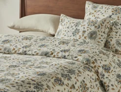 Coyuchi + Rejuvenation Flora Organic Print Duvet Cover< Duvet Covers + Sets