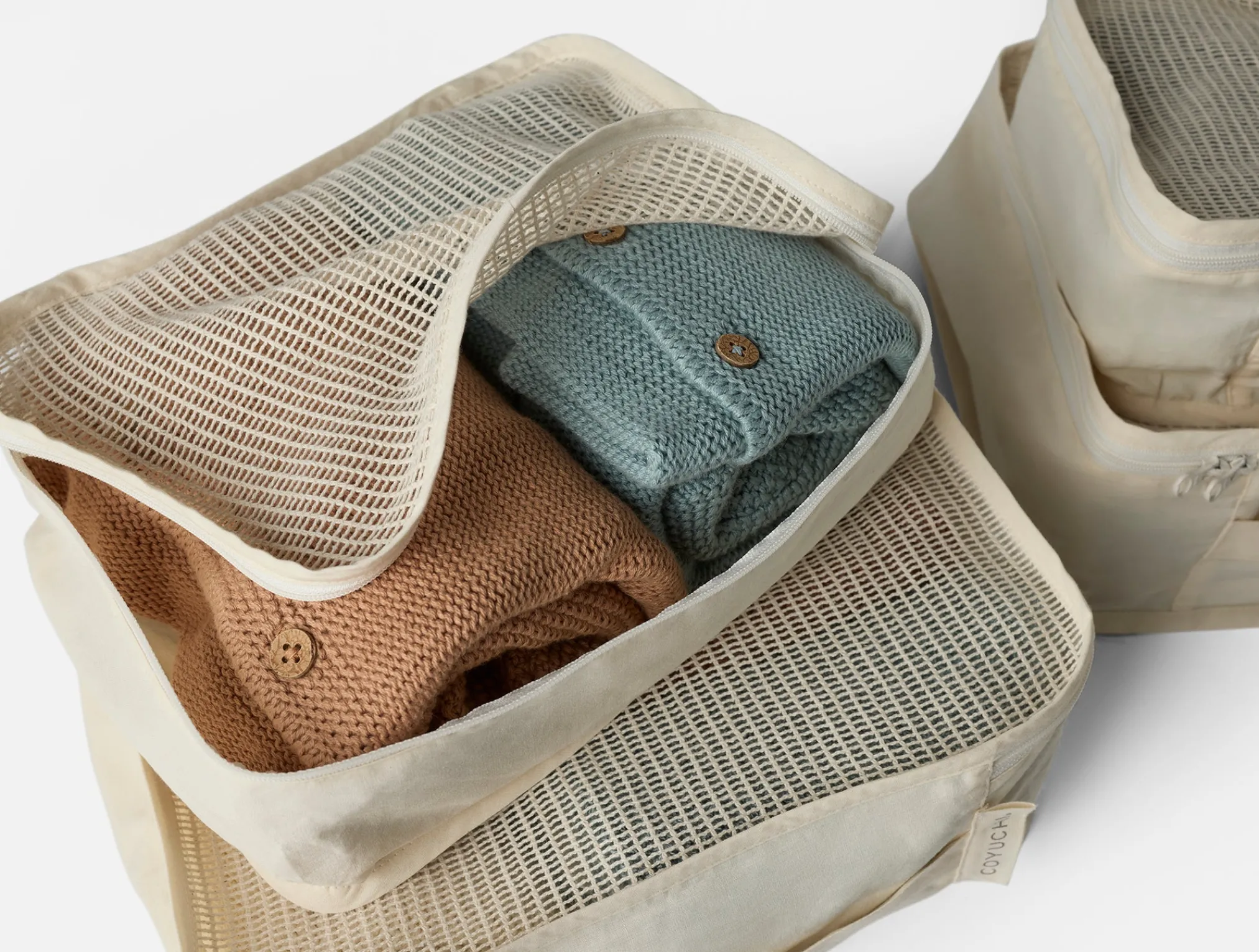 Coyuchi Conserve Organic Packing Cube Set< Accessories