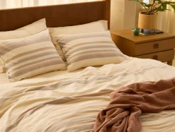 Coyuchi Crestridge Organic Duvet Cover< Duvet Covers + Sets