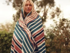 Coyuchi Dawn Stripe Organic Beach Towel< Beach Towels