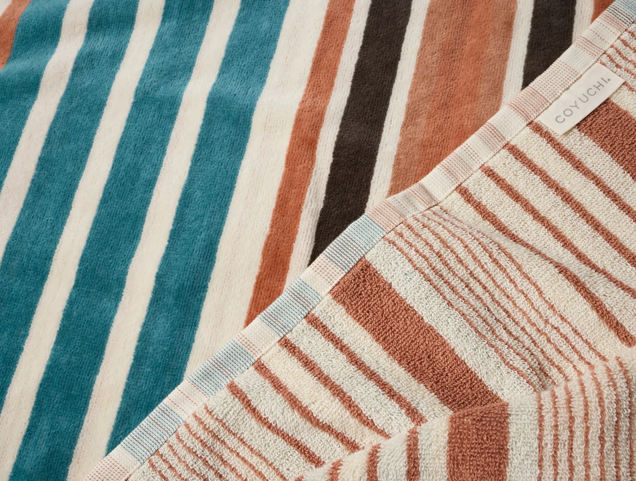 Coyuchi Dawn Stripe Organic Beach Towel< Beach Towels