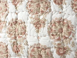Coyuchi Flores Handstitched Organic Quilt< Quilts + Comforters