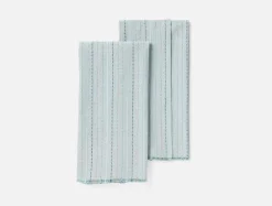 Coyuchi Fringe Stripe Organic Hand Towel, Set Of 2< Kitchen