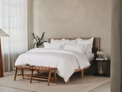 Coyuchi Heirloom Organic Sateen Duvet Cover< Duvet Covers + Sets