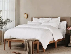 Coyuchi Heirloom Organic Sateen Jacquard Sham< Pillow Shams