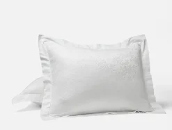 Coyuchi Heirloom Organic Sateen Jacquard Duvet Set< Duvet Covers + Sets