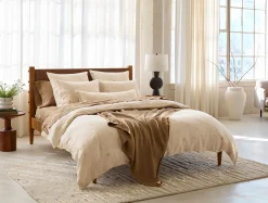 Coyuchi Helena Organic Linen Blanket< Bed Blankets