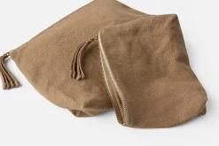 Coyuchi Helena Organic Linen Pouch Set< Accessories
