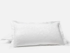 Coyuchi Heritage Organic Percale Jacquard Duvet Set< Duvet Covers + Sets