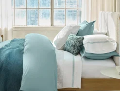Coyuchi Landscape Embroidered Organic Pillowcases< Pillowcases|Pillowcases