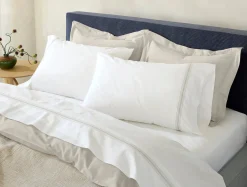 Coyuchi Landscape Embroidered Organic Percale Sheet Set< Sheet Sets|Sheet Sets