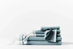 Coyuchi Mediterranean Organic Towels - Set of 6< Bath Towels