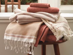 Coyuchi Mediterranean Organic Towels - Set of 6< Bath Towels