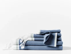 Coyuchi Mediterranean Organic Towels - Set of 6< Bath Towels