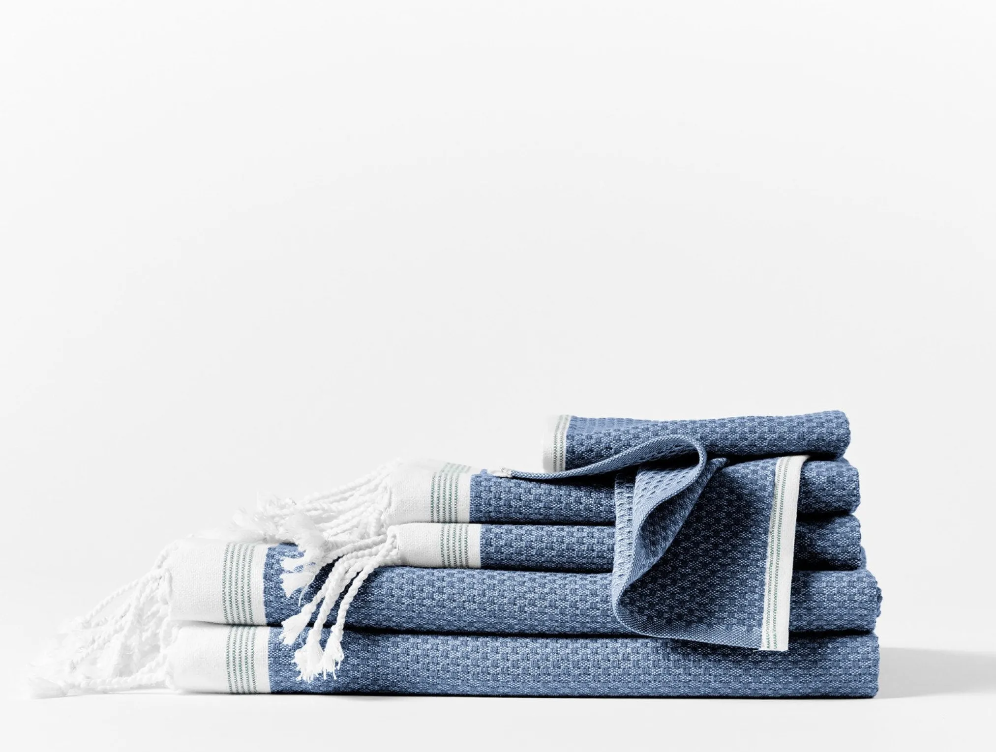 Coyuchi Mediterranean Organic Towels - Set of 6< Bath Towels
