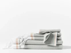 Coyuchi Mediterranean Organic Towels - Set of 6< Bath Towels