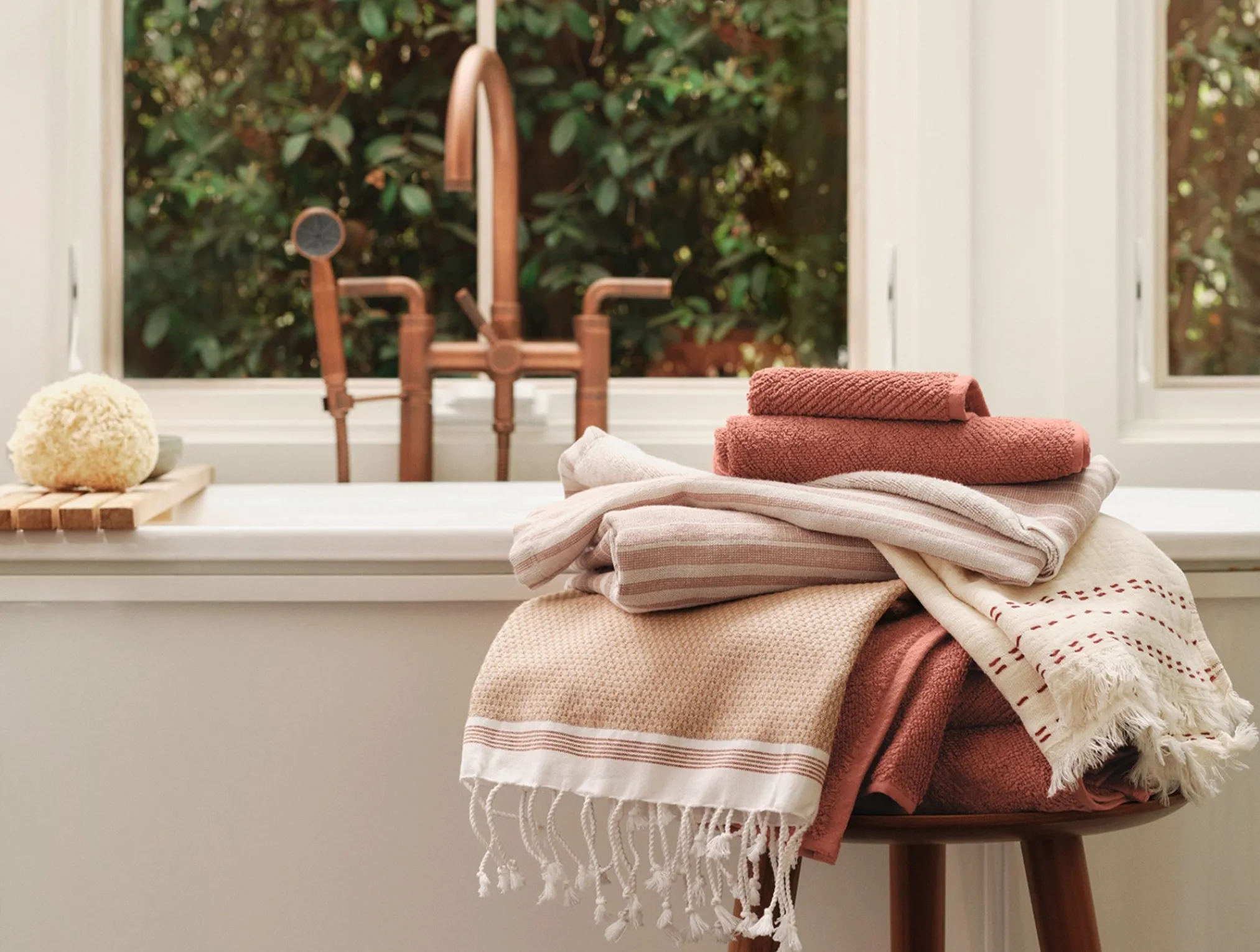 Coyuchi Mediterranean Organic Towels< Bath Towels|Beach Towels