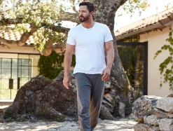 Coyuchi Men's Dillon Organic French Terry Jogger< Men's Sleep