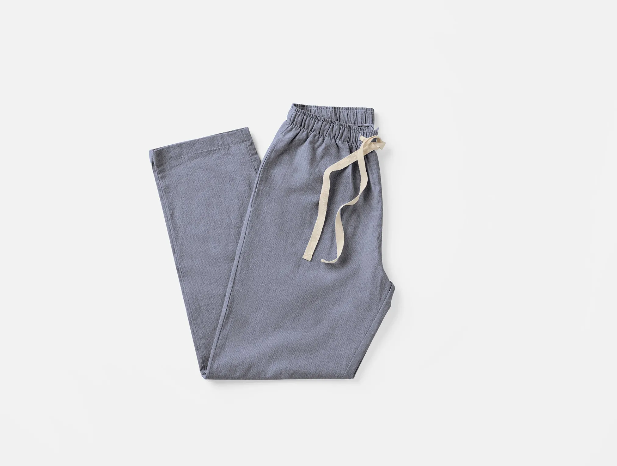 Coyuchi Men's Organic Crinkled Pajama Pants< Men's Sleep