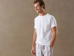 Coyuchi Men’s Organic Knit Short Sleeve Tee< Men's Sleep