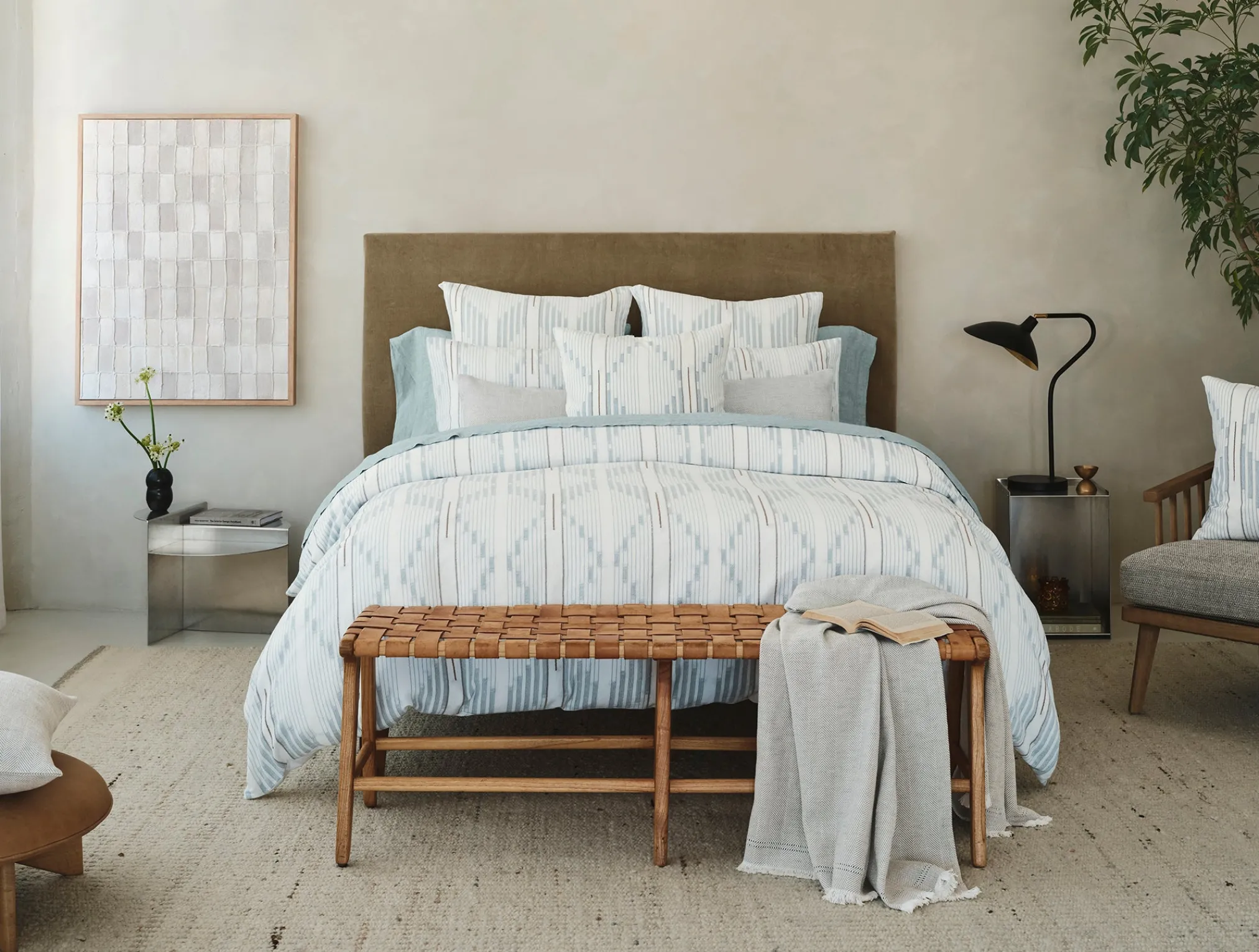 Coyuchi Morelia Organic Duvet Set< Duvet Covers + Sets